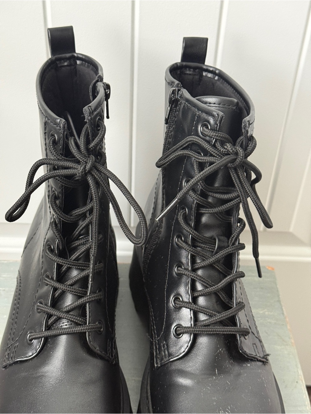 Wild Fable Women's Platform Logan Lug Combat Boots Black Size 11 - Picture 4 of 10